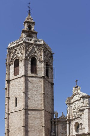 El Micalet, Valencia Kathedrale Glockenturm, Ciutat Vella, Altstadt, Valencia, Spanien, Europa