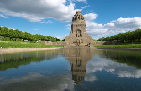 Monument to the Battle of the Nations, Voelkerschlachtdenkmal, Leipzig, Saxony, Germany, Europe