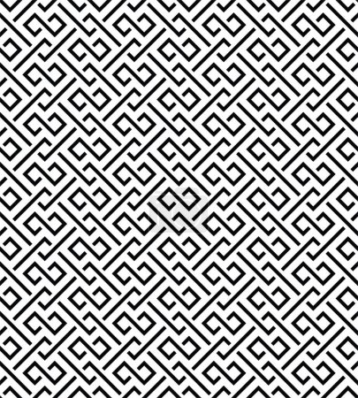 Téléchargez les photos : Image vectorielle de motif sans couture géométrique rétro - en image libre de droit
