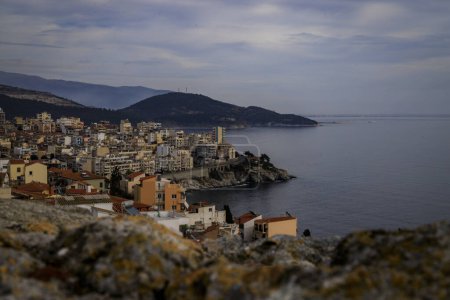 View from Kavala city, Greece