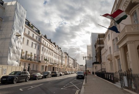 Téléchargez les photos : Ambassade de Hongrie à Londres à Eaton Place - en image libre de droit