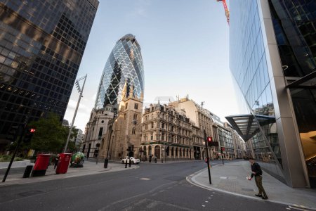 Téléchargez les photos : Le coin de Lime Street au centre financier de Londres - en image libre de droit