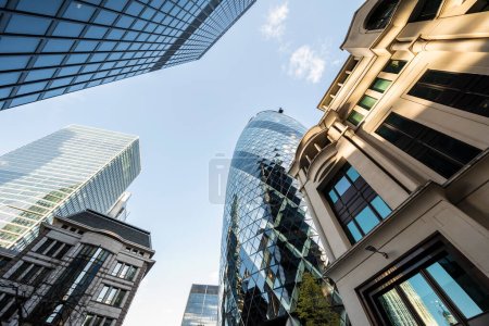 Photo for Modern buildings at the financial center of London - Royalty Free Image