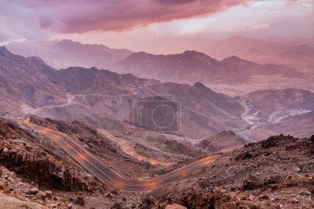 Schöne Landschaft der Stadt Taif, Saudi-Arabien