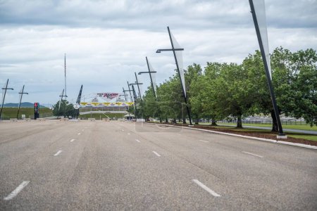 Photo for Talladega, AL, USA - August 24, 2022: The Talladega Super Speedway - Royalty Free Image