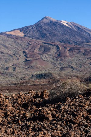 Téléchargez les photos : Parc national Teide. Vue sur le volcan Teide - en image libre de droit