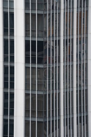 Foto de High Rise Apartment Buildings Glass Facade - Imagen libre de derechos