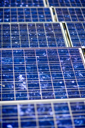 Foto de Commercial solar panel installations in the U.S. - Imagen libre de derechos