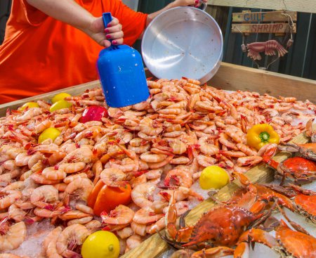 Photo for Shrimp Market in Delambre, LA - Royalty Free Image