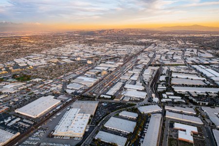 Téléchargez les photos : Industrial - Commerce California Aerial Photography - en image libre de droit