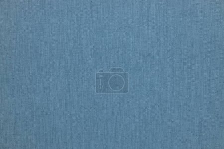 Photo for Seamless detailed woven linen texture background. Blue navy denim effect flax fiber pattern. - Royalty Free Image