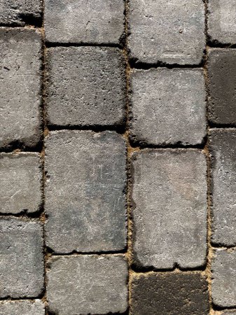 Photo for Block paved drive in charcoal grey colour paving - Royalty Free Image