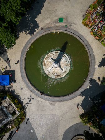 Foto de Beautiful aerial city view to public square and buildings in Largo do Machado, Rio de Janeiro, Brazil - Imagen libre de derechos
