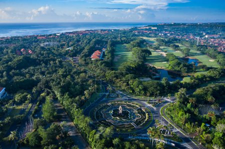 Aerial view of Nusa Dua in Bali Indonesia