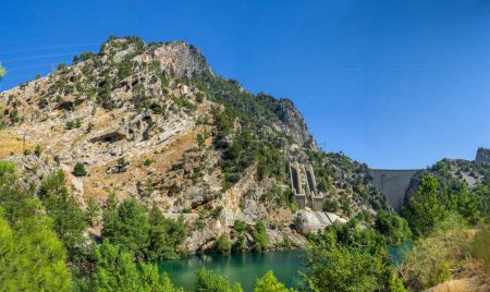 Photo for Green Canyon in the mountains of Antalya region, Turkey, on a sunny summer day - Royalty Free Image