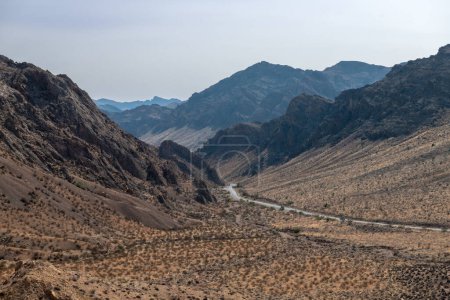 Photo for Main road entering the mountains of the Valley of Fire, NV - Royalty Free Image