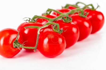 Photo for Red tomatoes on a whitebackground - Royalty Free Image