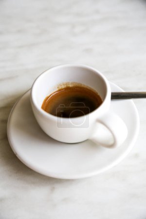 Foto de Espresso en una cafetería - Imagen libre de derechos