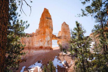 Photo for Bryce Canyon National Park fairy tale loop arch - Royalty Free Image