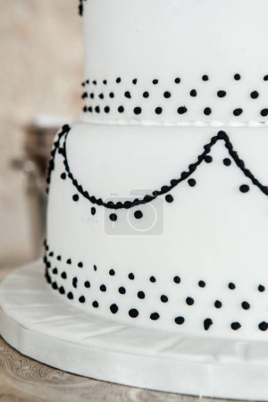 Foto de Primer plano de pastel de boda - Imagen libre de derechos