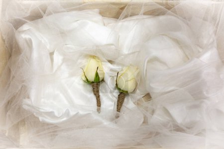 Foto de Primer plano de rosas de boda - Imagen libre de derechos