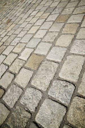 Photo for Stoned floor in the historic center of Vienna. - Royalty Free Image