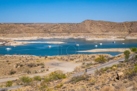 Photo for An overlooking view in Elephant Butte, New Mexico - Royalty Free Image