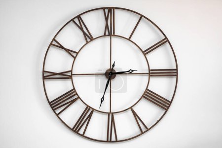 Photo for Minimalist Clock on the wall - Royalty Free Image