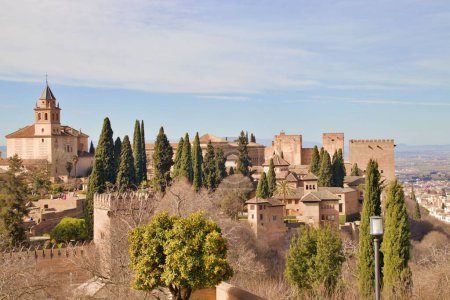 Foto de Views of the alhambra and its gardens - Imagen libre de derechos