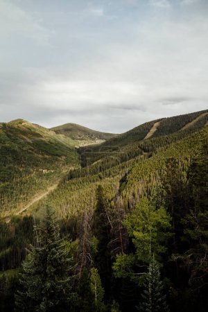 Foto de Vista desde la cima de la montaña Colorado en otoño - Imagen libre de derechos