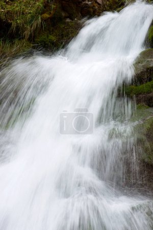 Photo for Waterfall detail  in the Aspe Valley. - Royalty Free Image