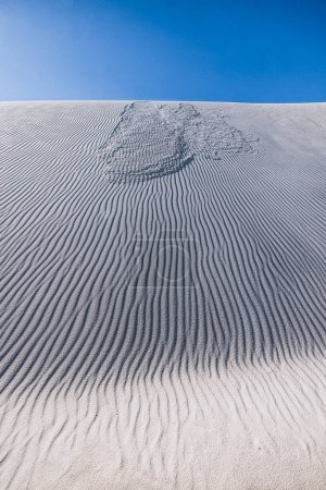 Foto de Avalancha de arena, Parque Nacional de Arenas Blancas, Nuevo México - Imagen libre de derechos