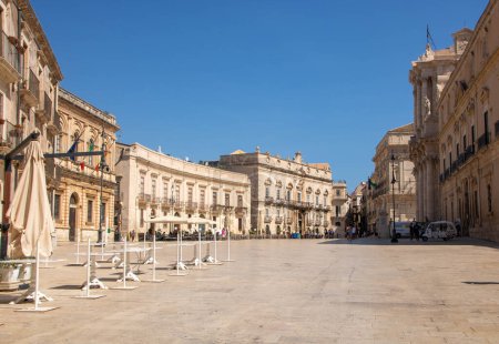 Photo for Historical square of Ortigia, Sicily - Royalty Free Image
