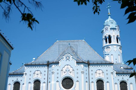 Photo for The Church of St. Elizabeth or Modry Kostol Svatej Alzbety known as Blue Church in Bratislava. - Royalty Free Image