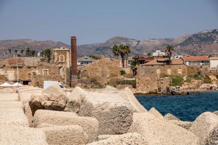 Foto de Ruinas de la antigua pesquería de atún en Avola, Sicilia, Italia - Imagen libre de derechos