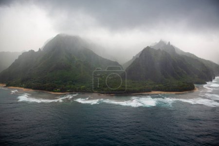 NaPali coast as seen from above