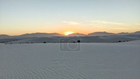 Photo for White Sands, New Mexico at Sunset - Royalty Free Image