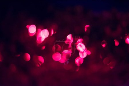 Photo for Pink blurred holiday lights - Royalty Free Image