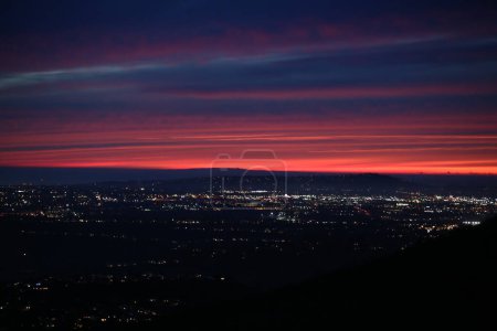 Photo for San Diego at dusk from Cowles Mountain - Royalty Free Image