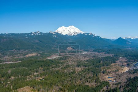 Téléchargez les photos : La face sud du Mont Rainier en mars 2023 - en image libre de droit