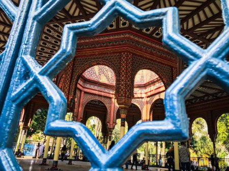 Photo for Abstract view of the Kiosco Morisco in Mexico City. - Royalty Free Image