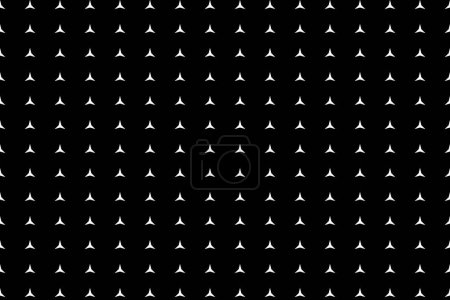 Foto de Vertical boomerang of pattern. Design white on black background. Design print for illustration, texture, wallpaper, background. Set 2 - Imagen libre de derechos