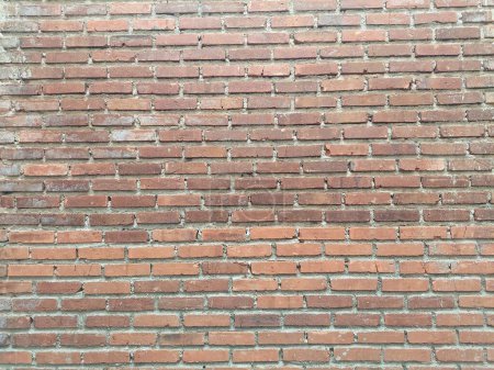 Téléchargez les photos : Wall clading of texture. Brick exposed for vintage style. Image print for illustration, backdrop, material, rendering, background. - en image libre de droit