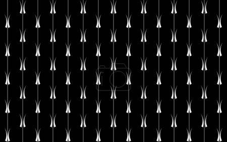 Foto de Vertical tiger nails pattern. Design regular stripe white on black background. Design print for illustration, texture, wallpaper, background.  Set 2 - Imagen libre de derechos