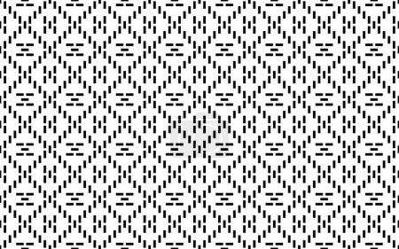 Téléchargez les photos : Seamless square of tile pattern. Design diagonal dashed black on white background. Design print for illustration, texture, wallpaper, background. Set 1 - en image libre de droit