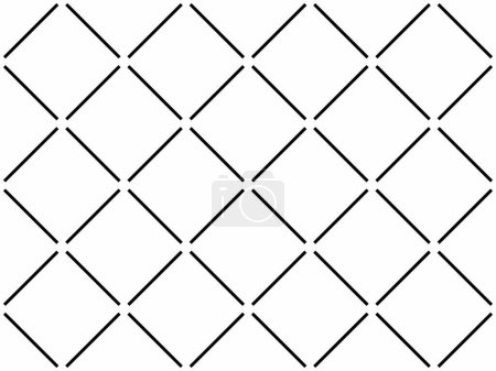 Foto de Seamless square of tile pattern. Design diagonal black on white background. Design print for illustration, texture, wallpaper, background. Set 4 - Imagen libre de derechos