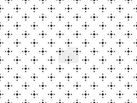 Téléchargez les photos : Seamless diamond of tile pattern. Design diagonal black onwhite background. Design print for illustration, texture, wallpaper, background. Set 3 - en image libre de droit