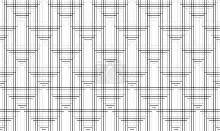 Foto de Vertical and horizontal of lines pattern. Design diagonal tile black on white background. Design print for illustration, texture, wallpaper, background. - Imagen libre de derechos