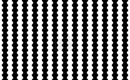 Foto de Polygon stripe of pattern. Design mosaic line black on white background. Design print for illustration, texture, wallpaper, background.  Set 2 - Imagen libre de derechos