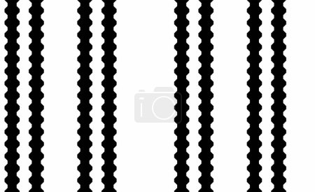Foto de Rayas poligonales de patrón. Diseño de línea vertical negro sobre fondo blanco. Diseño de impresión para la ilustración, textura, papel pintado, fondo. Conjunto 1 - Imagen libre de derechos